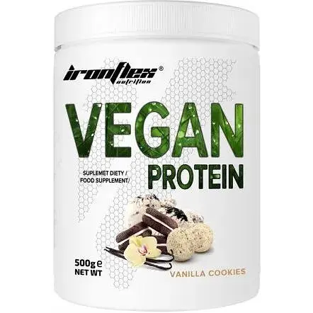 Протеїн IronFlex Vegan Protein 500 г Ванільне печиво - фото 1