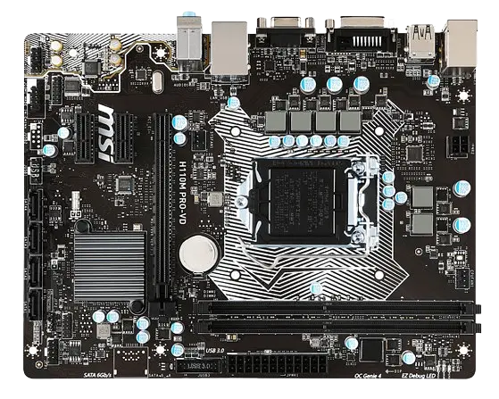 Материнська плата MSI H110M Pro-VD LGA 1151v1 (H110M PRO-VD) Б/В - фото 2