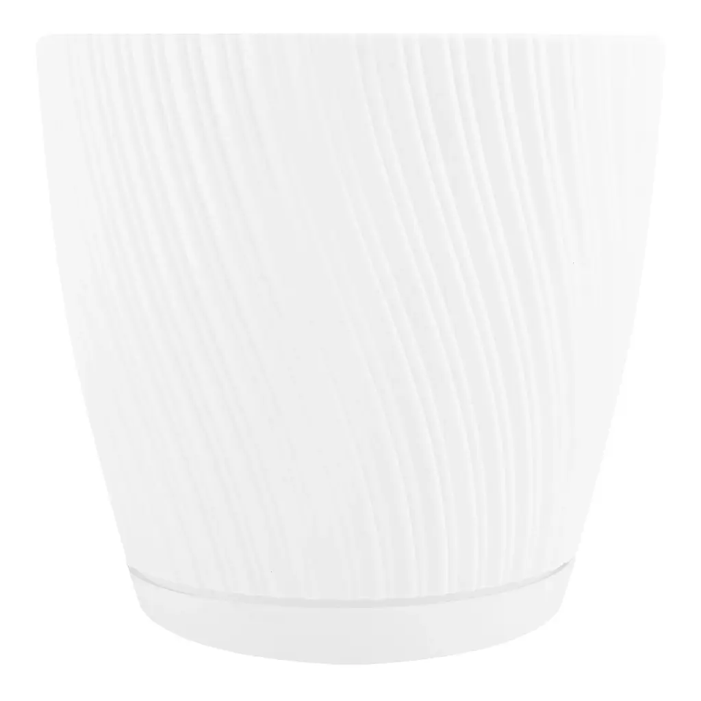 Горщик Form-Plastic Міка-15 з підставкою 1.75 л білий (4550-011) - фото 3