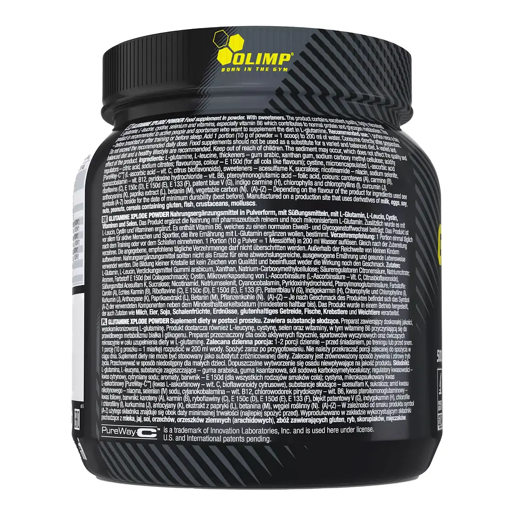 Глютамін Olimp Glutamine Xplode Powder лимон 500 г (Ф001626) - фото 3