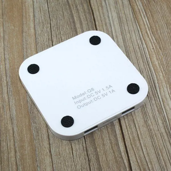 Беспроводное зарядное устройство Hoozo HT-Q8 White - фото 2