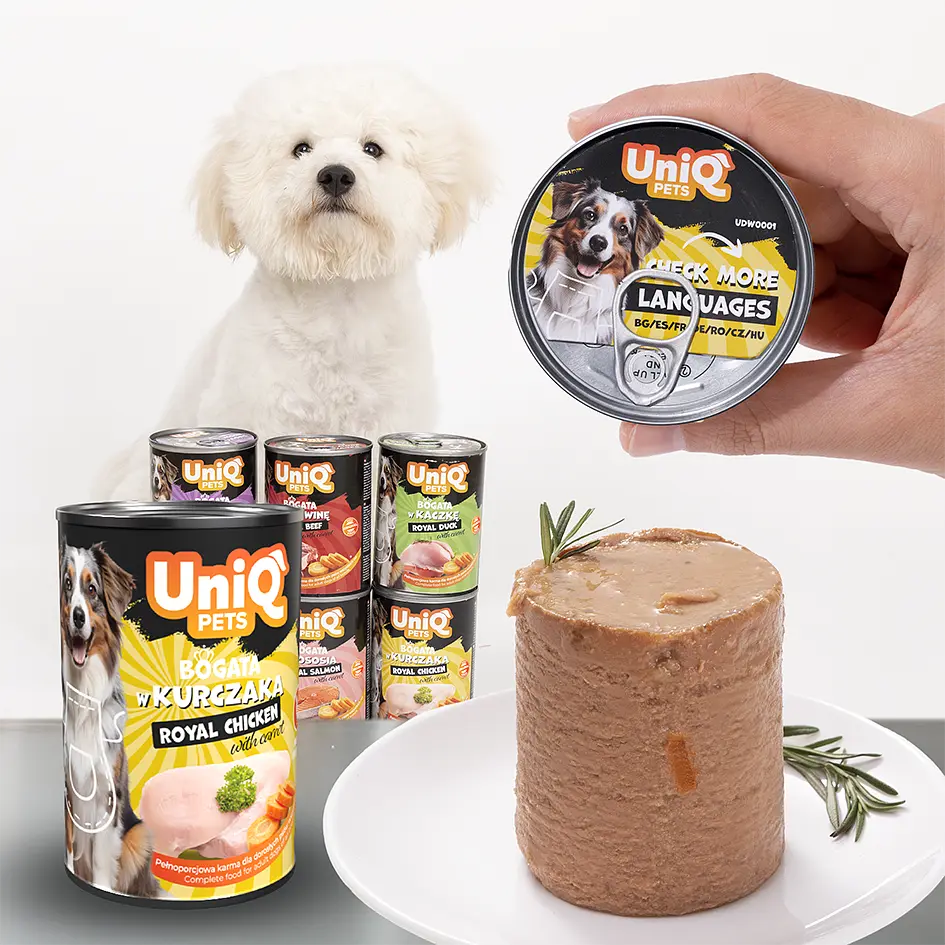 Консерви для собак UNIQ PETS DOG WET FOOD ROYAL CHICKEN з куркою, 375 г - фото 2