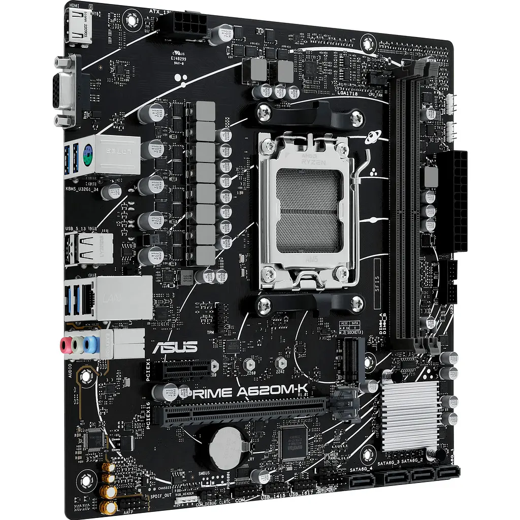Материнська плата Asus Prime A620M-K (90MB1F40-M0EAY0) [104425] - фото 3