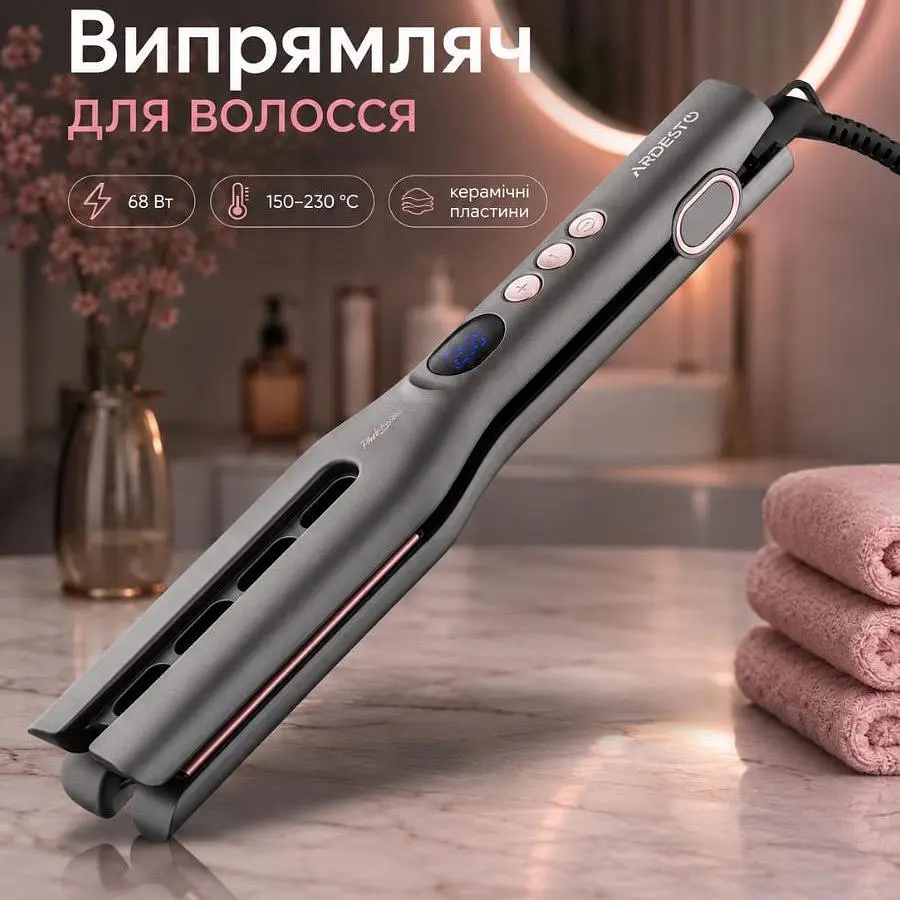 Випрямляч для волосся Ardesto Pink Touch HC-R365PT [174841] - фото 7