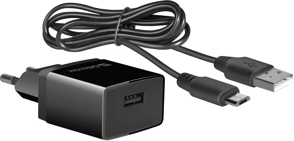 Сітчасте зарядне пристрій Defender UPC-11 1xUSB, 5V/2.1А + micro-USB (83556) - фото 4