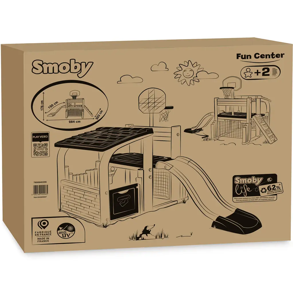Ігровий центр Smoby Life Розваги 150 см (7600840206) - фото 2