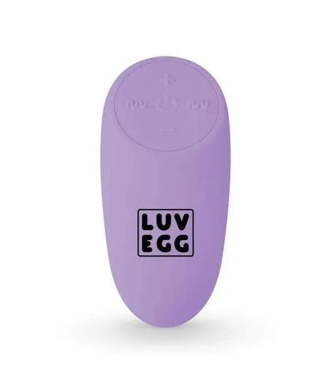 Вагінальне яйце з вібрацією та дистанційним пультом Luv Egg XL лілове - фото 4