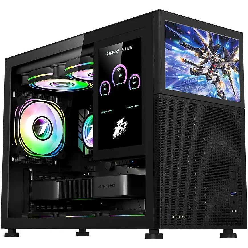 Корпус 1stPlayer Mi6-EV Black [146451] - фото 3