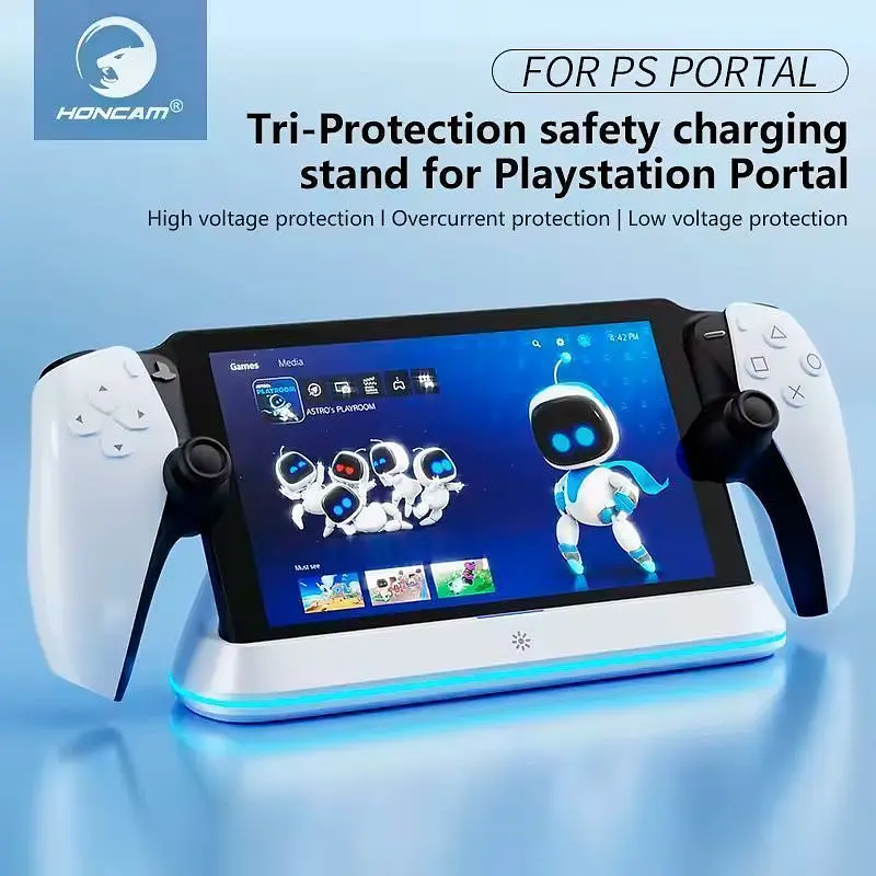 Зарядна станція Honcam HC-P3710 для PlayStation Portal White [144405] - фото 2