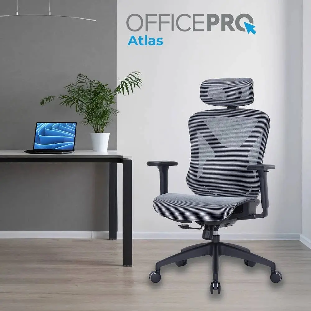 Офисное кресло Officepro AtlasOC630-B-DG-DG Black/Dark Gray (OC630-B-DG-DG) - фото 15