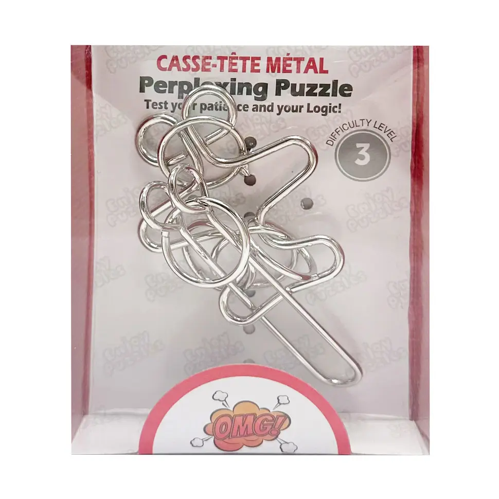 Металева головоломка "Perplexing puzzle" 5562D-14, 3 складність