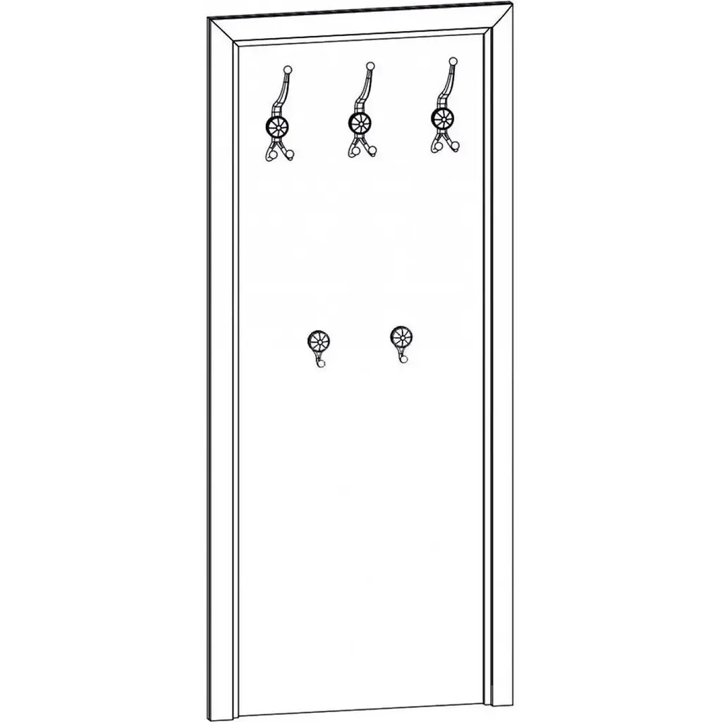 Вешалка настенная ВМК Коэн 2 WIE/70 Сосна аризонская (GRB-1790) - фото 2