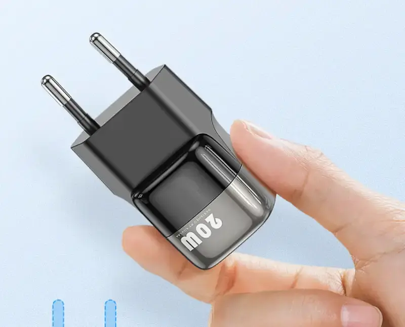 Адаптер сетевое зарядное устройство для Kuulaa KL-CD34 20W Super Si Type-C (в коробке) черный - фото 4