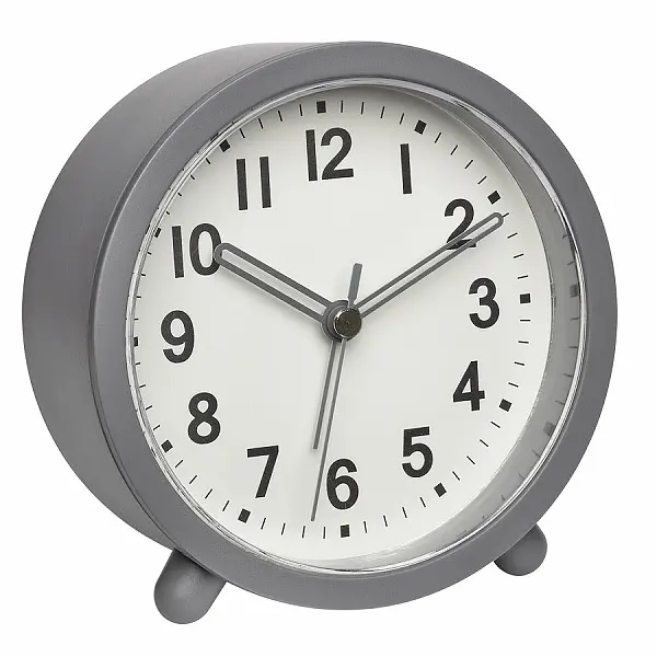 Будильник TFA бесшумный серый 113x50x113 мм (60104310) - фото 2