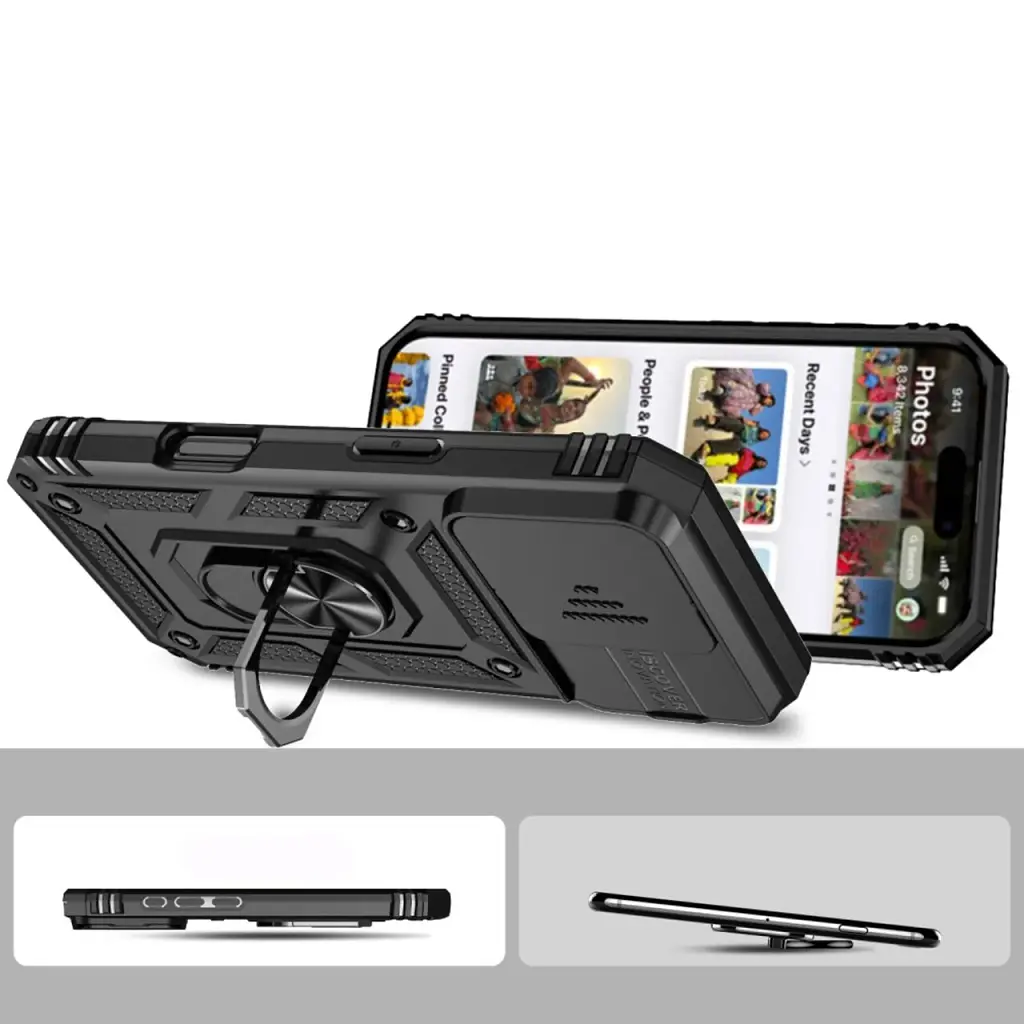Чохол до мобільного телефона BeCover Military Apple iPhone 16 Pro Black (712155) - фото 2