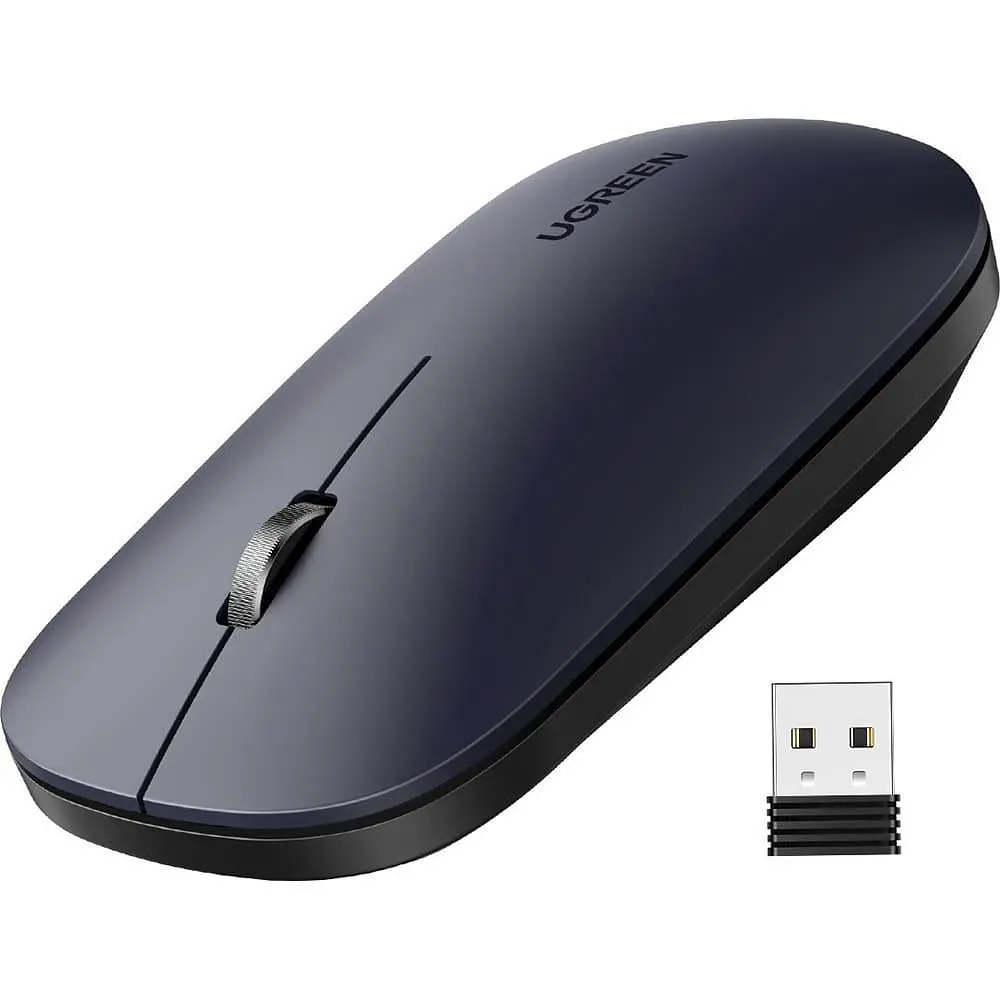 Миша Ugreen MU001 Portable Wireless Mouse (Black) (UGR-90372) - фото 2