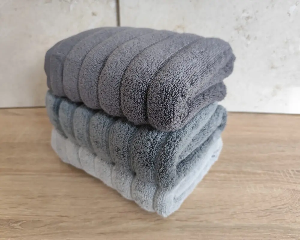 Набір турецьких махрових рушників Cestepe MicroCotton Premium 3 штуки 50x90 Ezgi 9 щільність 600 г/м2 - фото 5