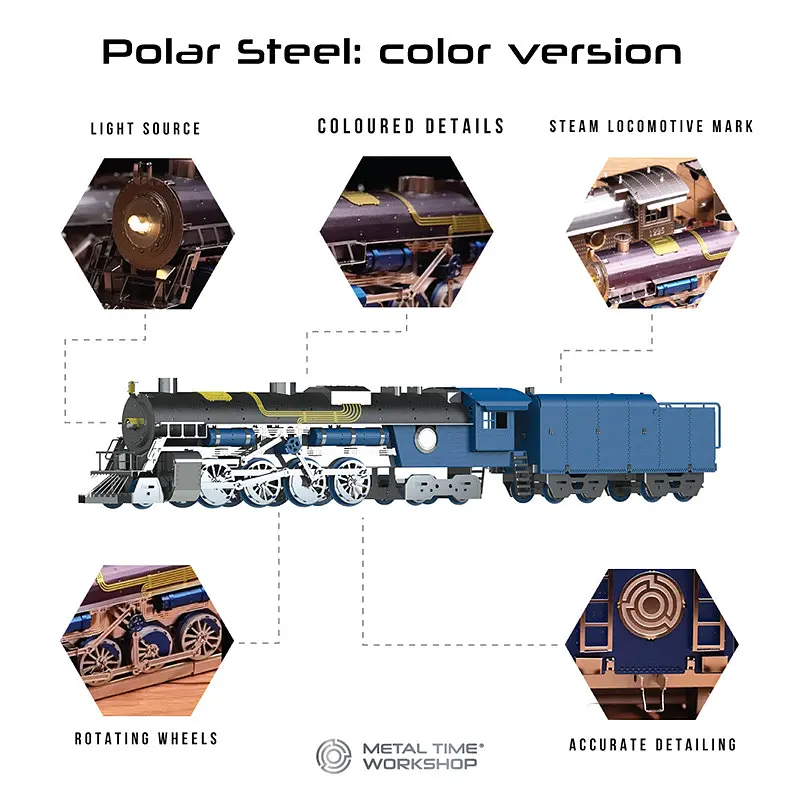 Колекційна модель Metal Time Polar Steel color MT052 - фото 4