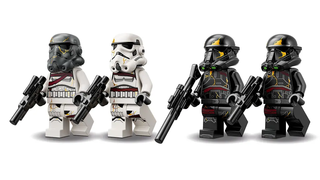 Конструктор LEGO Star Wars Бойовий набір «Боєць смерті і Нічний піхотинець» 119 деталей (75412) - фото 6