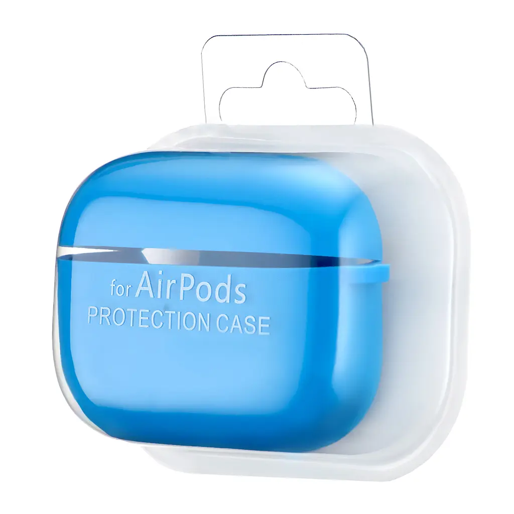 Чохол Silicone Case 2,5mm with microfiber for AirPods Pro Wave Blue - фото 2