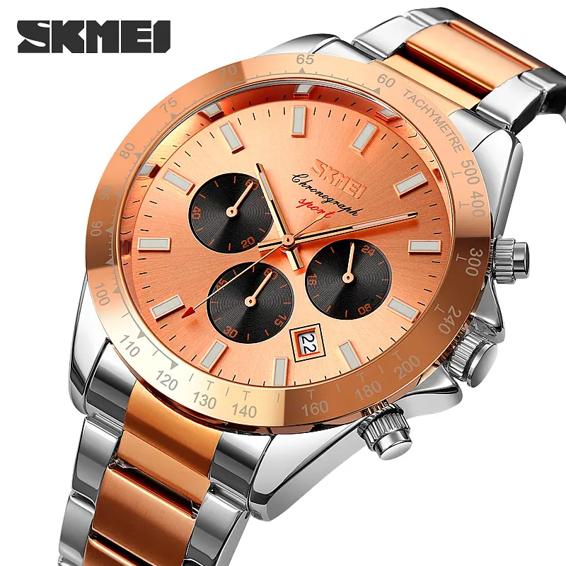 Чоловічий наручний годинник 9259RGRG Rose Gold-Rose Gold Skmei acs0029840 - фото 2