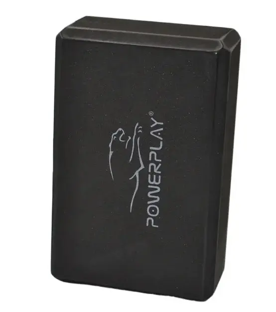 Блок для йоги PowerPlay 4006 Yoga Brick Чорний (PP_4006_Black) - фото 3