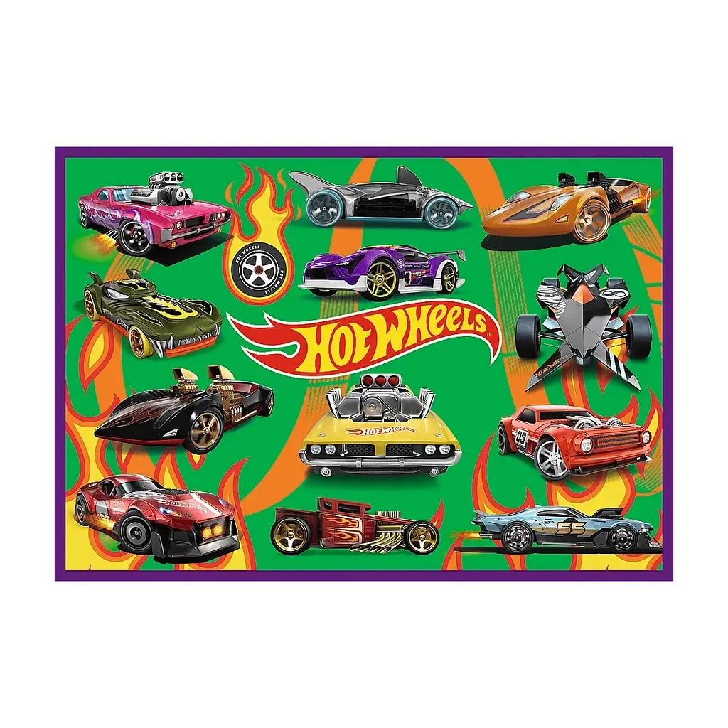 Пазл Trefl Hot Wheels Гоновчний автомобіль 4х 250 елементів (5900511133127) - фото 3