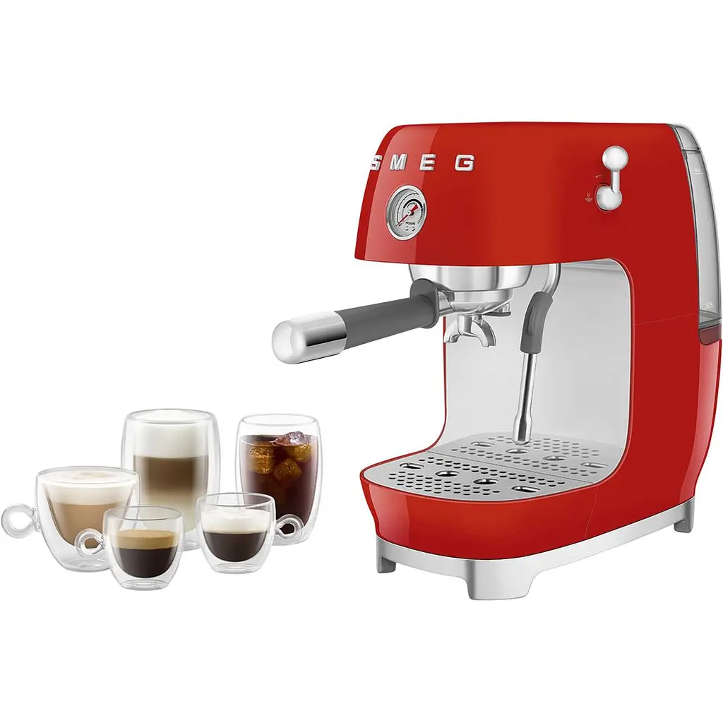 Кавоварка ріжкова Smeg ECF03RDEU Red [169560] - фото 8