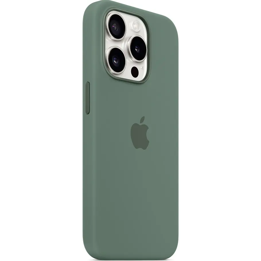 Чохол Silicone Case with MagSafe для Apple iPhone 15 Pro Cypress AAA [93263] - фото 2