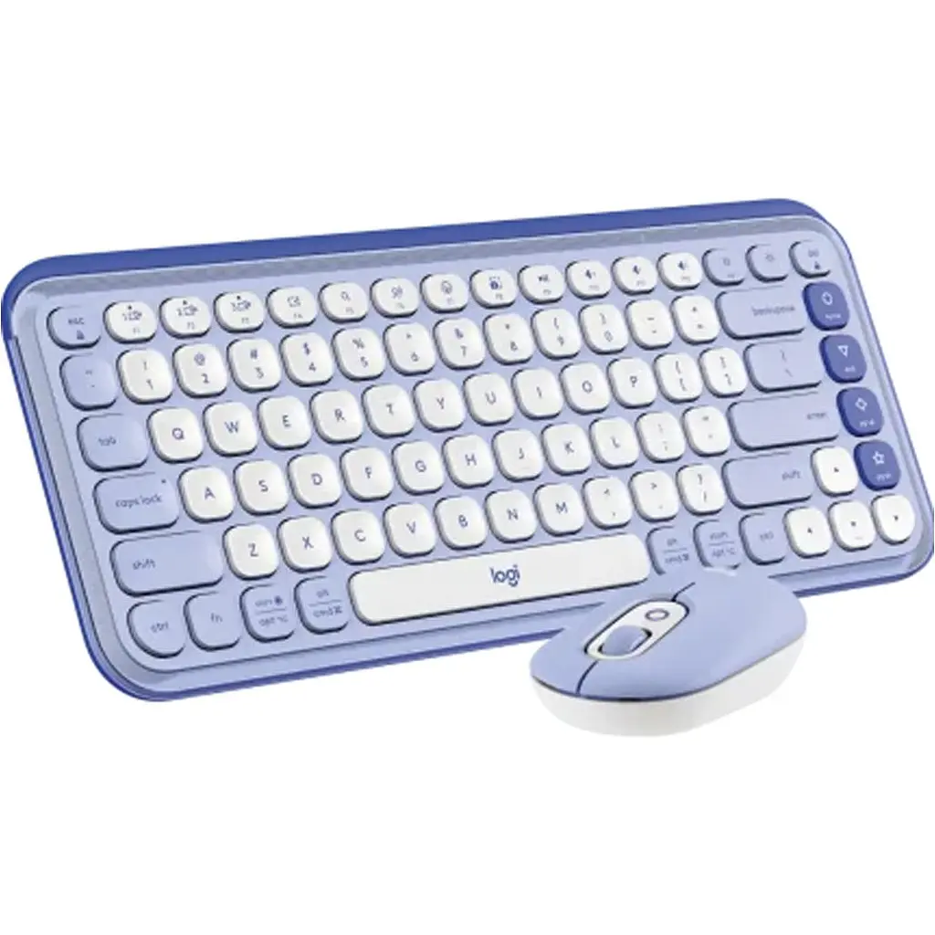 Комплект клавіатура та миша Logitech POP Icon Combo Bluetooth UA Lilac [920-013078] [121103] - фото 3