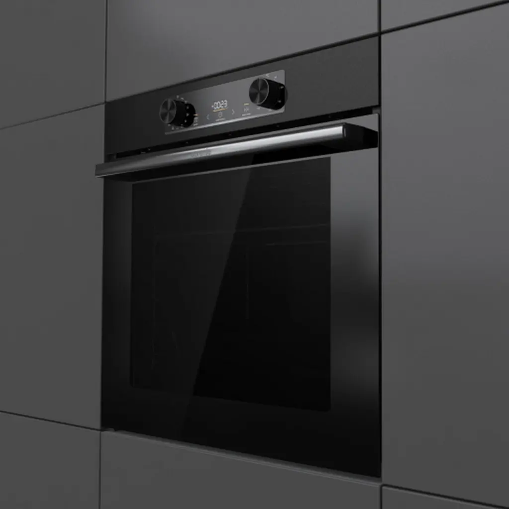 Духовой шкаф Gorenje электрический, 77 л, A, дисплей, IconLed, пиролиз, черный - фото 3