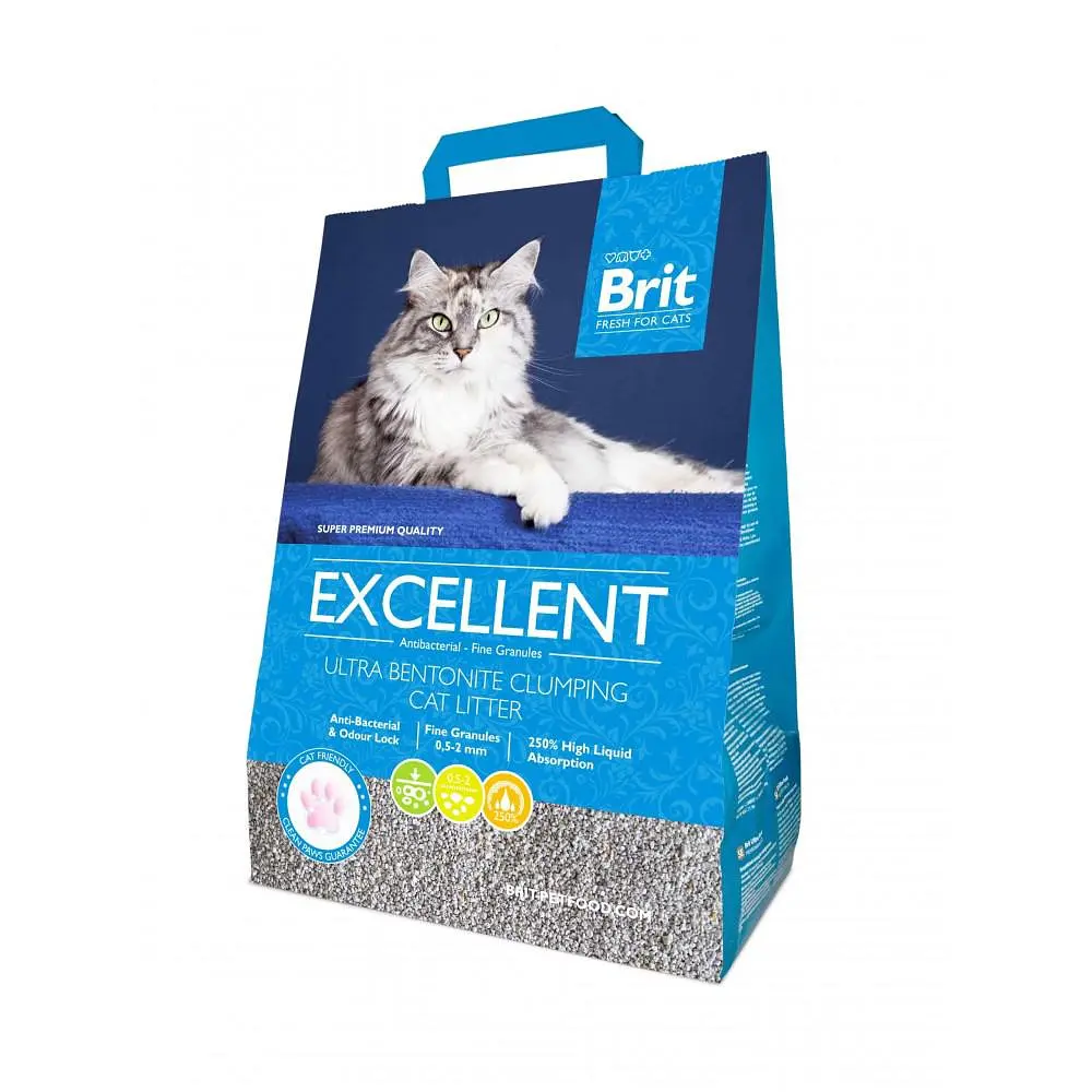 Наповнювач для котячого туалету Brit Fresh Excellent бентонітовий 5 кг (200260018)