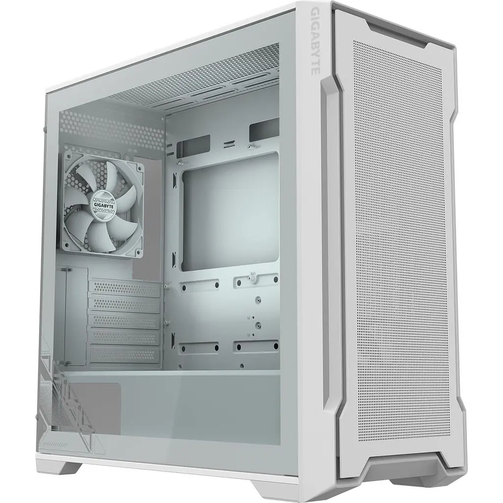 Корпус Gigabyte C102 Glass Ice без блока питания, белый (GB-C102GI) - фото 9