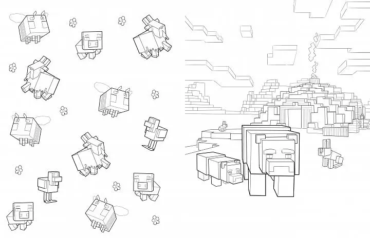 MINECRAFT Офіційна розмальовка (9786175230541) shop (9786175230541) - фото 3