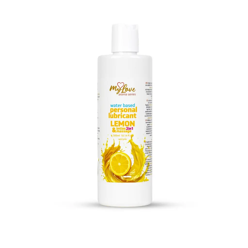Лубрикант Boys Of Toys MyLove Aroma Series IntimMassage Lemon 2в1 та масажний гель, 300 мл