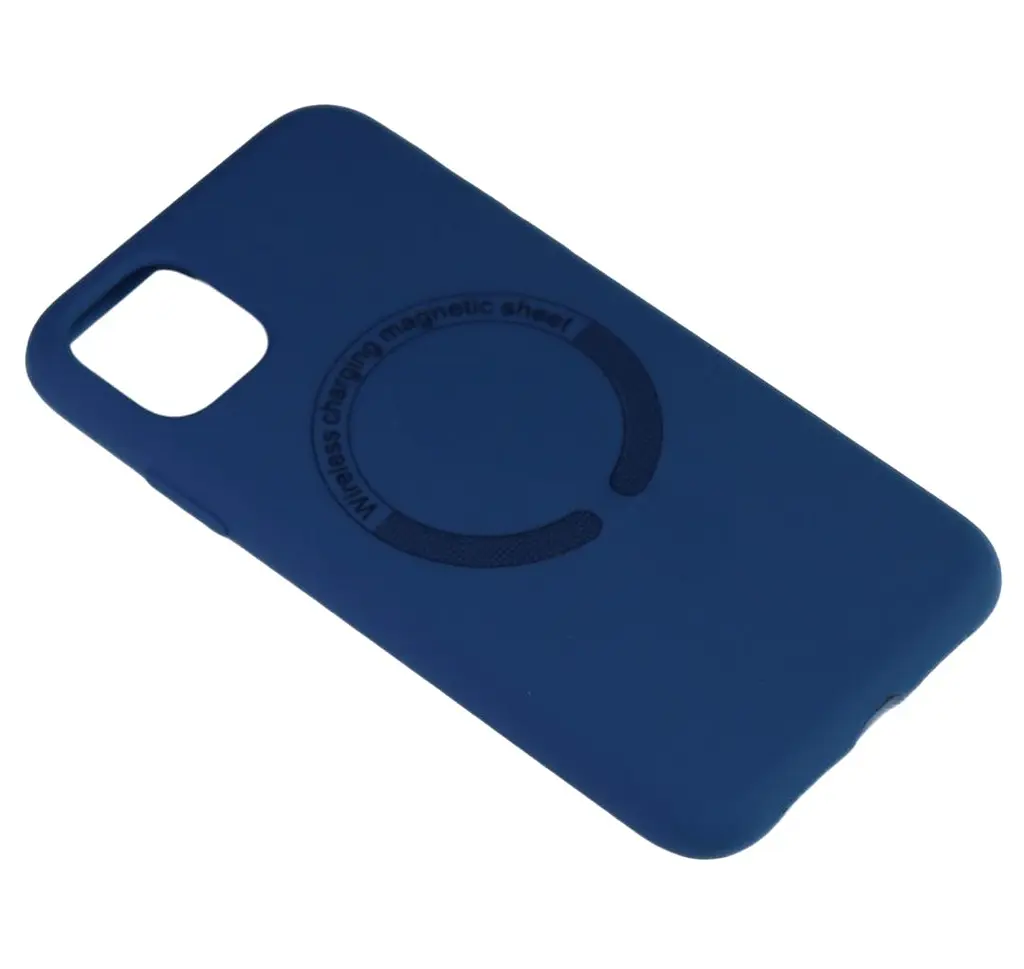 Магнитный чехол XON PhoneCase Magnetic для iPhone 11 (PCMD1111100S 8567) Синий - фото 2