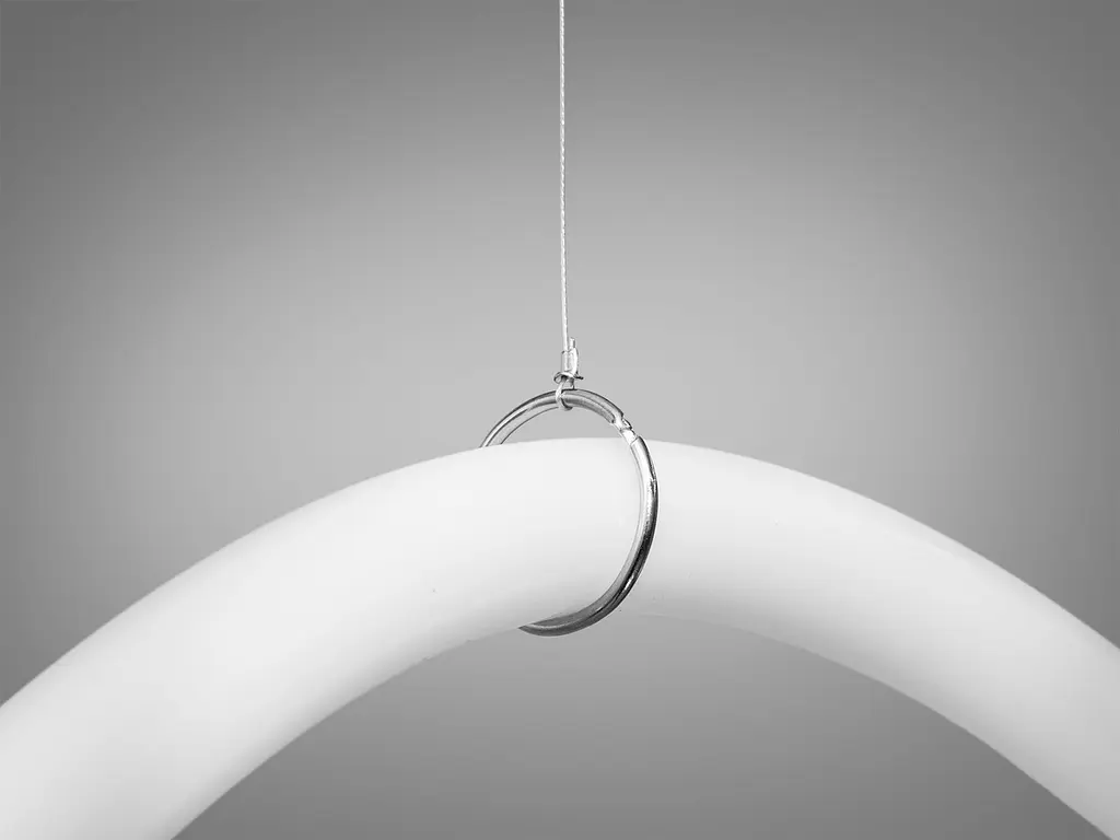 Люстра стельова LED Diasha SY9610-2500BHR Шланг 28W, чорний хром, для коридору, вітальні, кухні, спальні - фото 4
