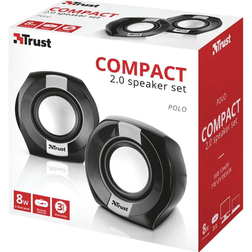 Акустична система Trust Polo Compact Black (20943) [135028] - фото 8