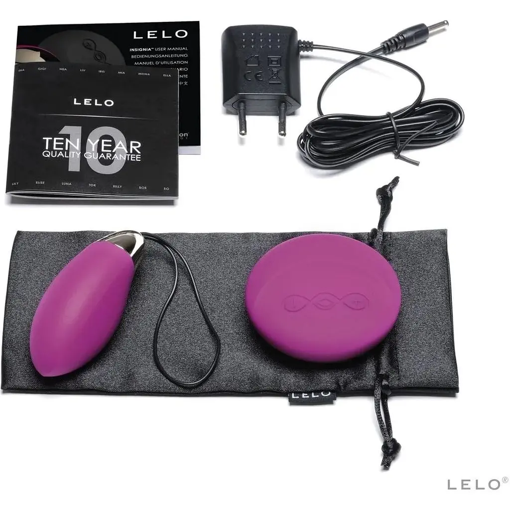 Виброяйце Lelo Lyla 2 Deep Rose с вибрирующим пультом ДУ технологией SenseMotion водонепроницаемое - фото 5