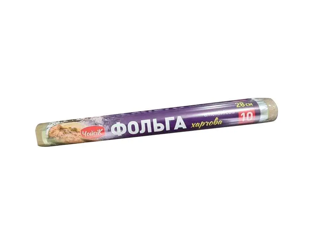 Фольга алюмінієва ЧойсіК 10м 28см/10м поовщена