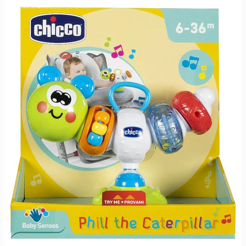 Игрушка на присоске Chicco Гусеница Фил (10036.00) - фото 5