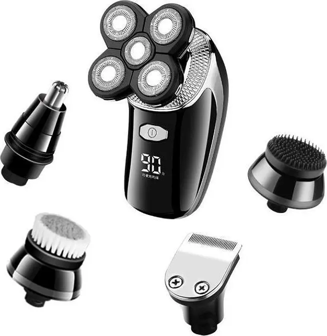 Електробритва Kemei KM-1003 5в1 акумуляторна Black (3_01732) - фото 2