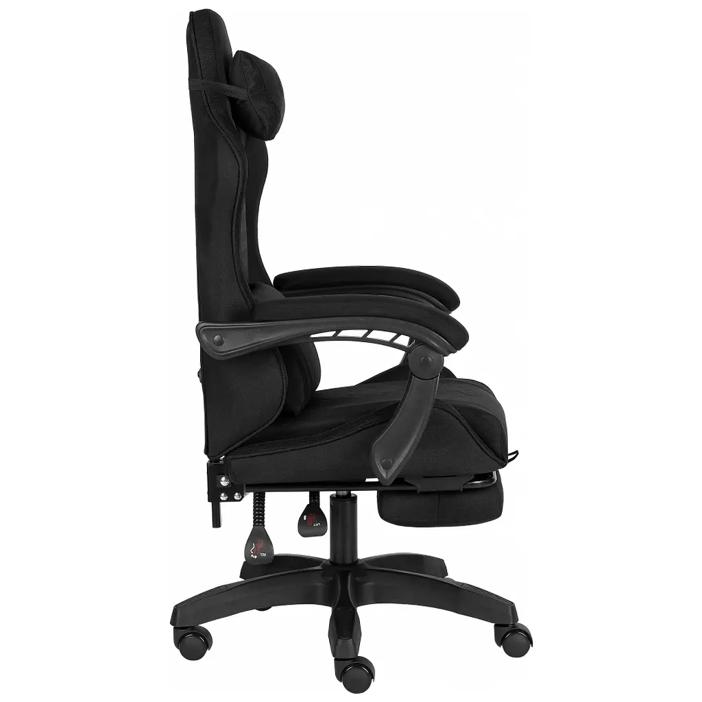Крісло ігрове GT Racer X-2339 Black (X-2339 Fabric Black) - фото 4