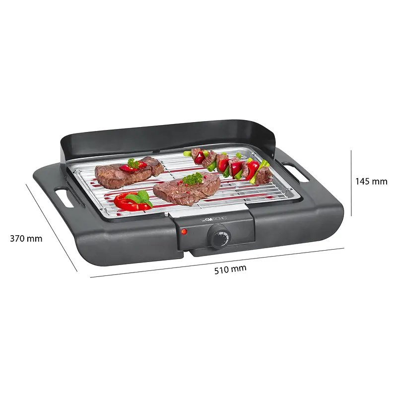 Гриль-барбекю CLATRONIC BQ 3507 Black - фото 2