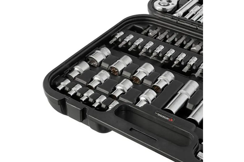 Набір інструментів Intertool Storm 1/4", 1/2" 111 шт. (ET-8111) - фото 8
