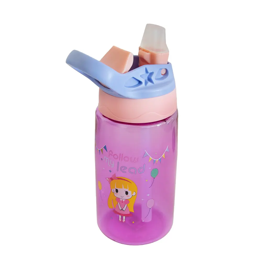 Дитяча пляшка для води з трубочкою 2 штуки напувалка для дітей Baby Bottle LB400 500ml - фото 4