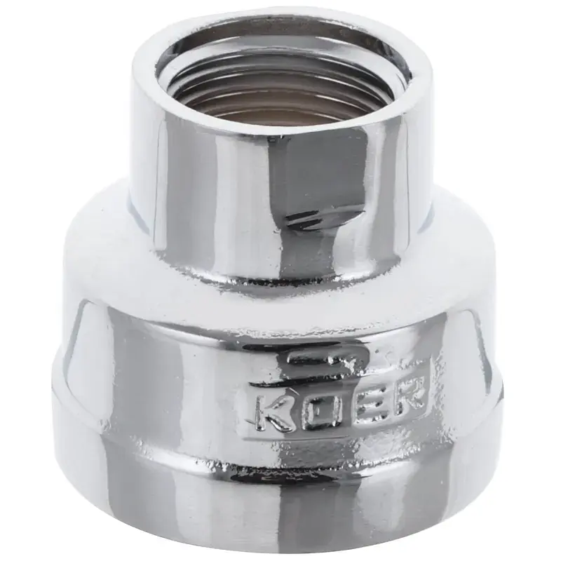 Муфта редукційна Koer 1/2"x1" (хром) Kf.C0610.chr KF0119
