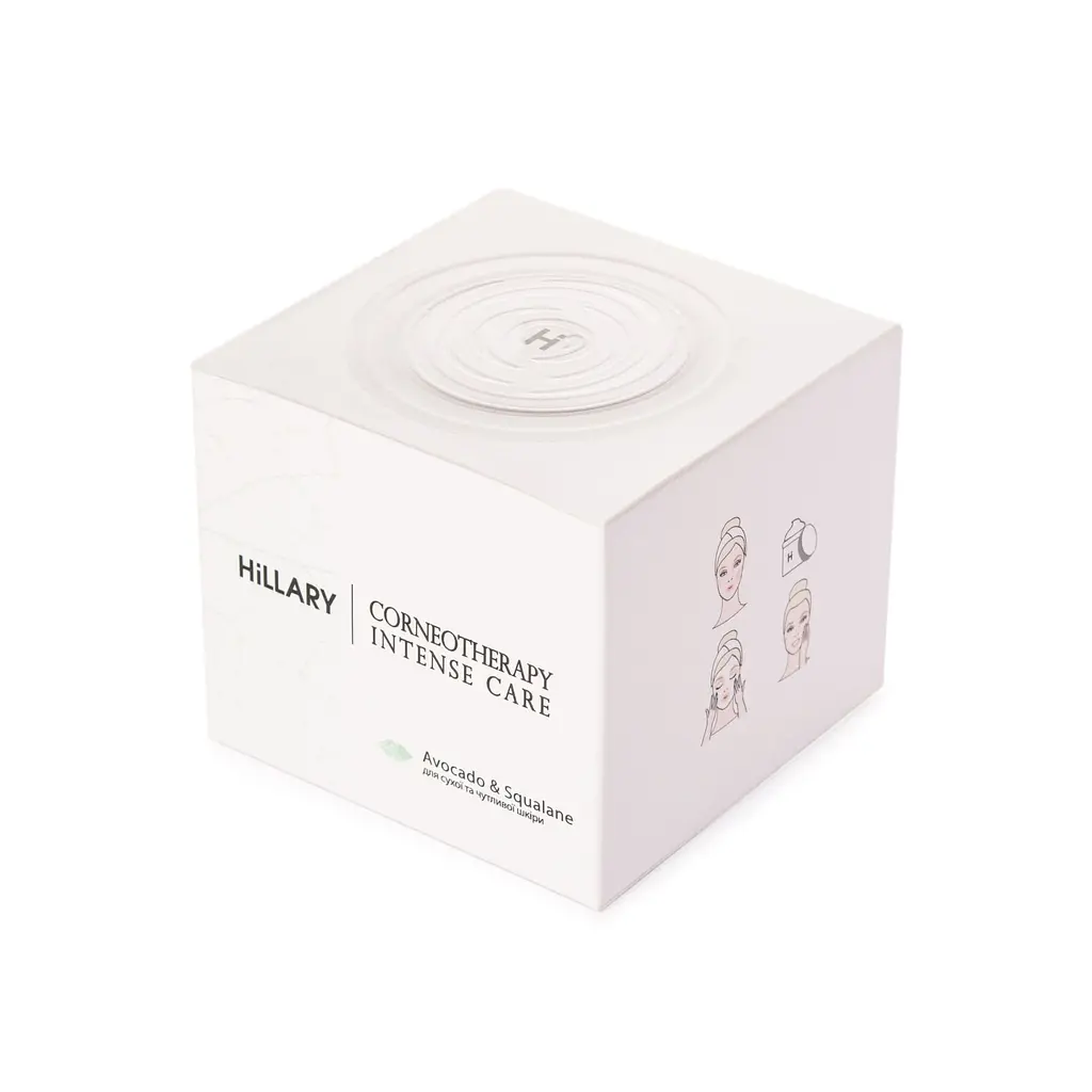 Крем для сухої і чутливої шкіри Corneotherapy Intense Сare Avocado & Squalane Hillary 50 г - фото 5