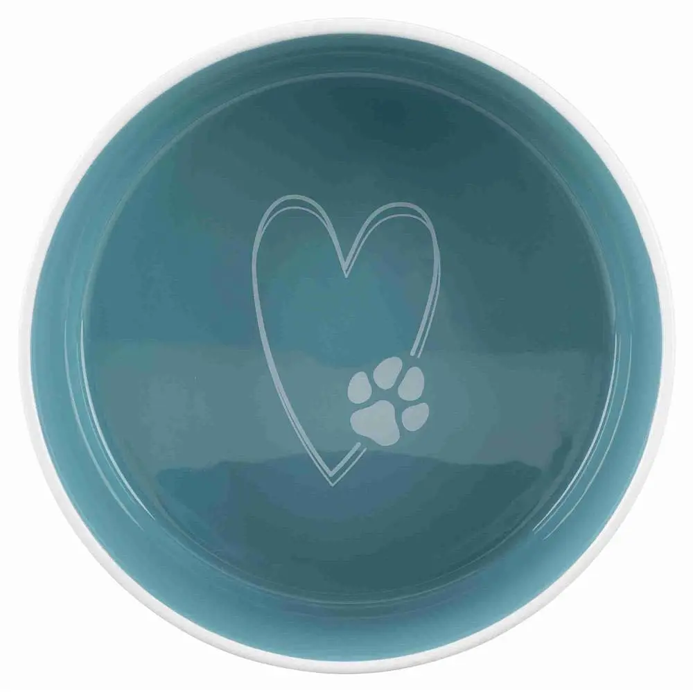 Миска керамическая Trixie Pet's Home 800 мл / 16 см (бирюзовая) - фото 2