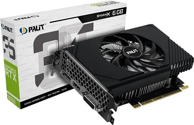 Відеокарта GeForce RTX 3050 6GB Palit StormX (NE63050018JE-1072F) - фото 4